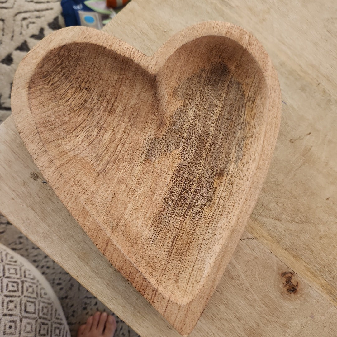 Large wood heart