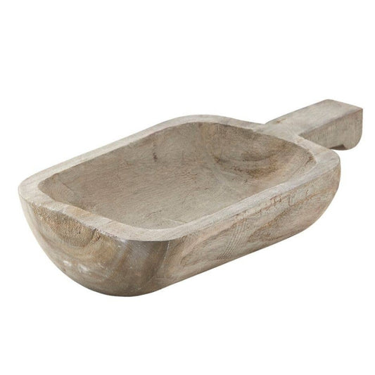 Paulownia Handle Tray Gray