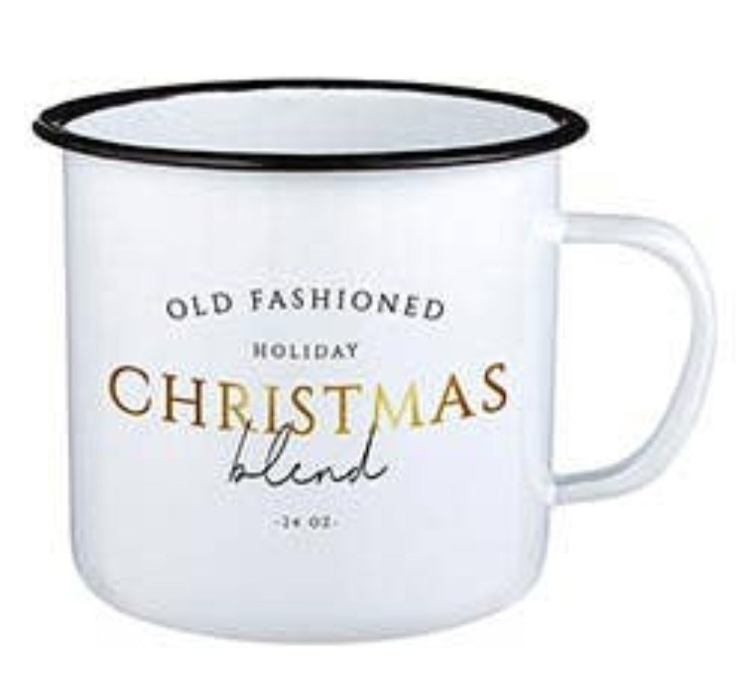 Old fashioned Christmas mug