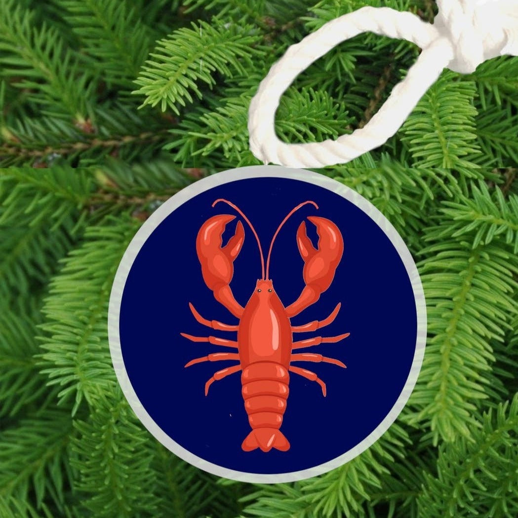 Preppy Lobster Ornament