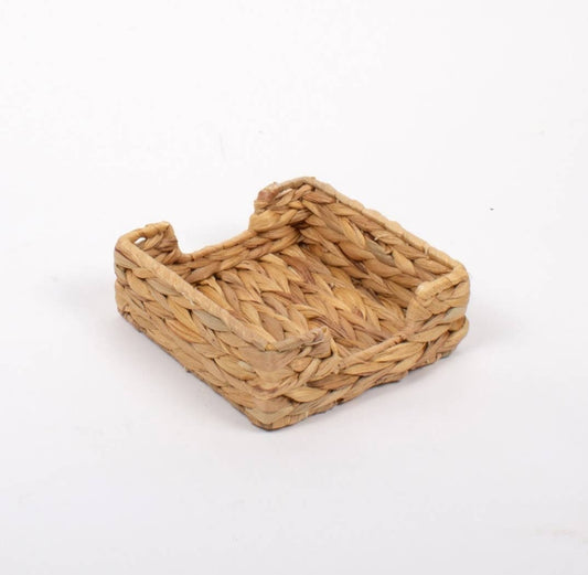 Beverage Napkin Tray - Natural Rattan